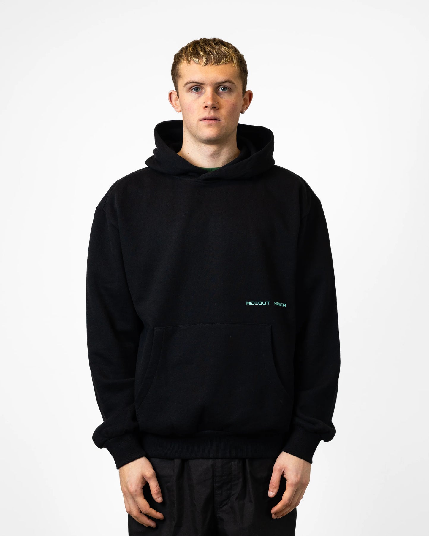 Hidden Hideout Black Singer Hoodie