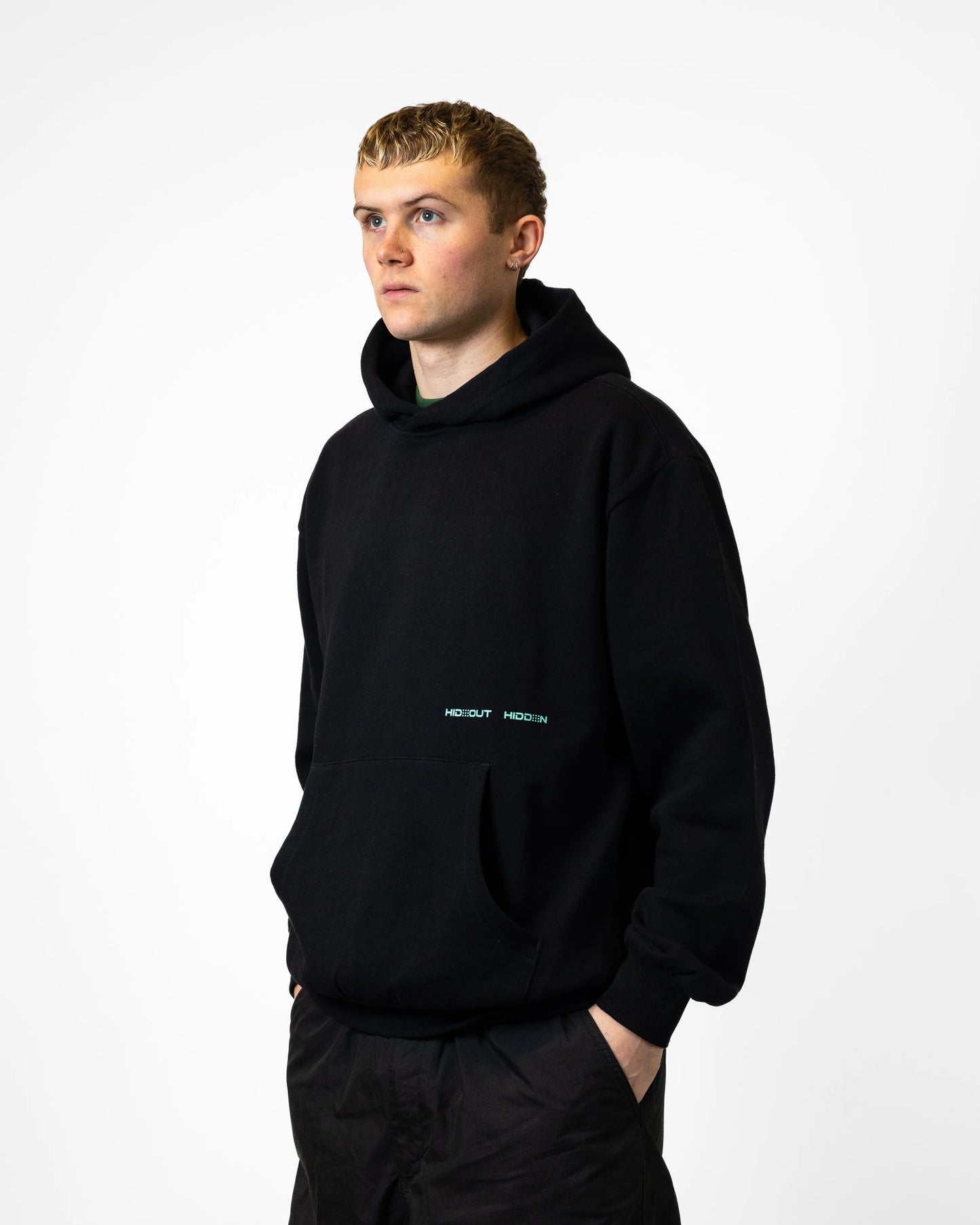 Hidden Hideout Black Singer Hoodie
