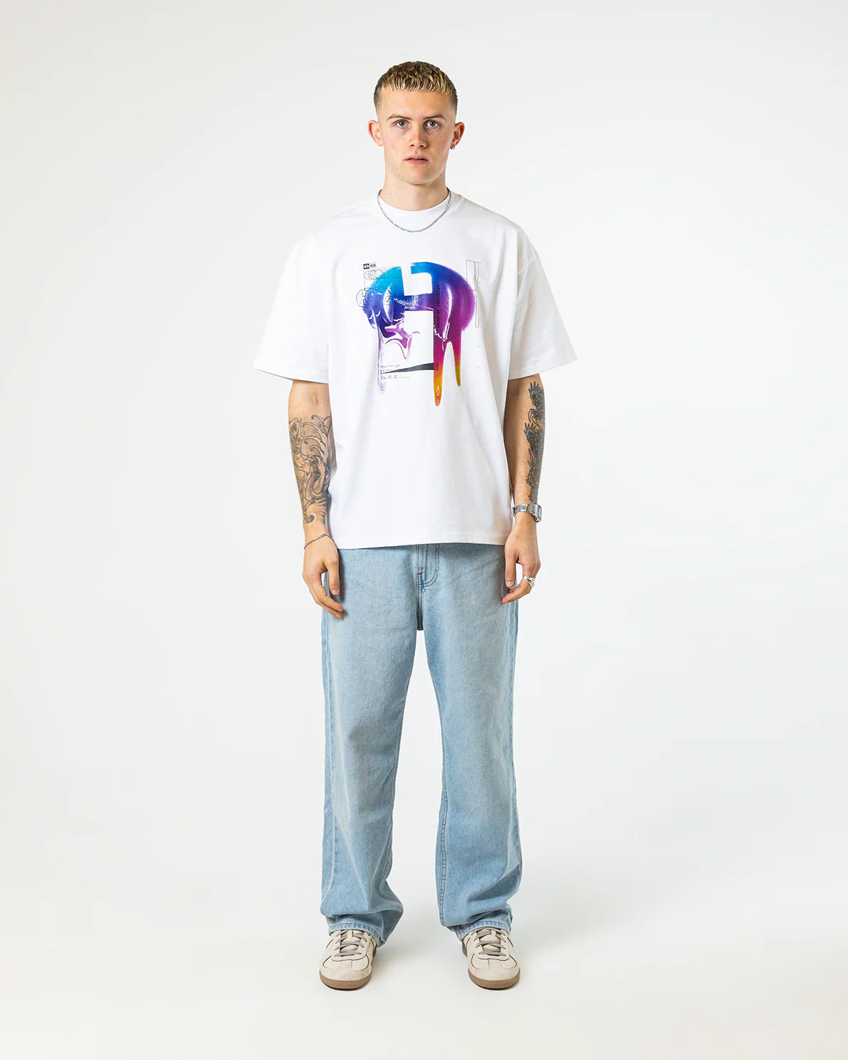 Hidden Hideout White Chrome T-Shirt