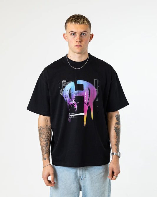 Hidden Hideout Black Chrome T-Shirt
