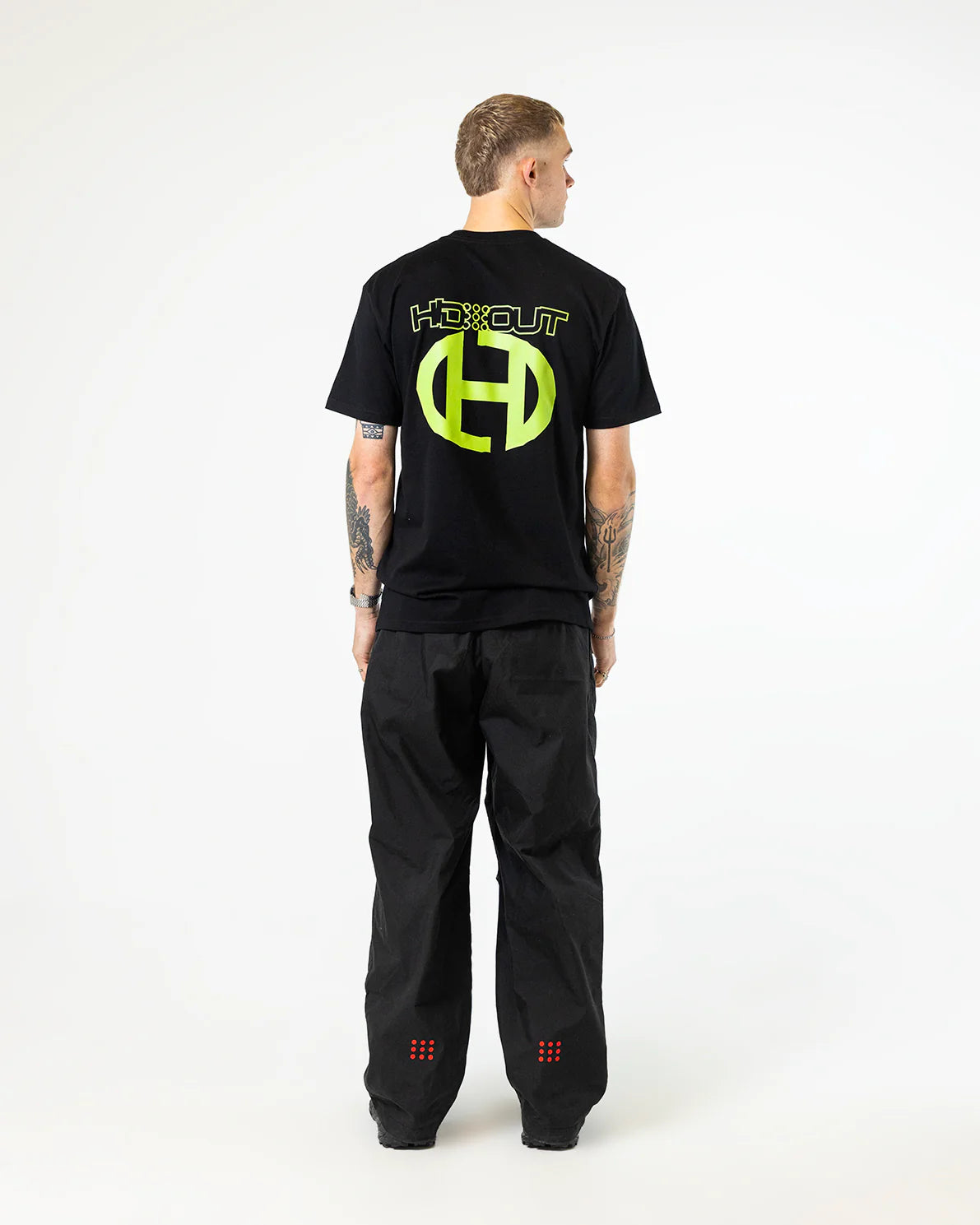 Hidden Hideout Black Wonky T-Shirt