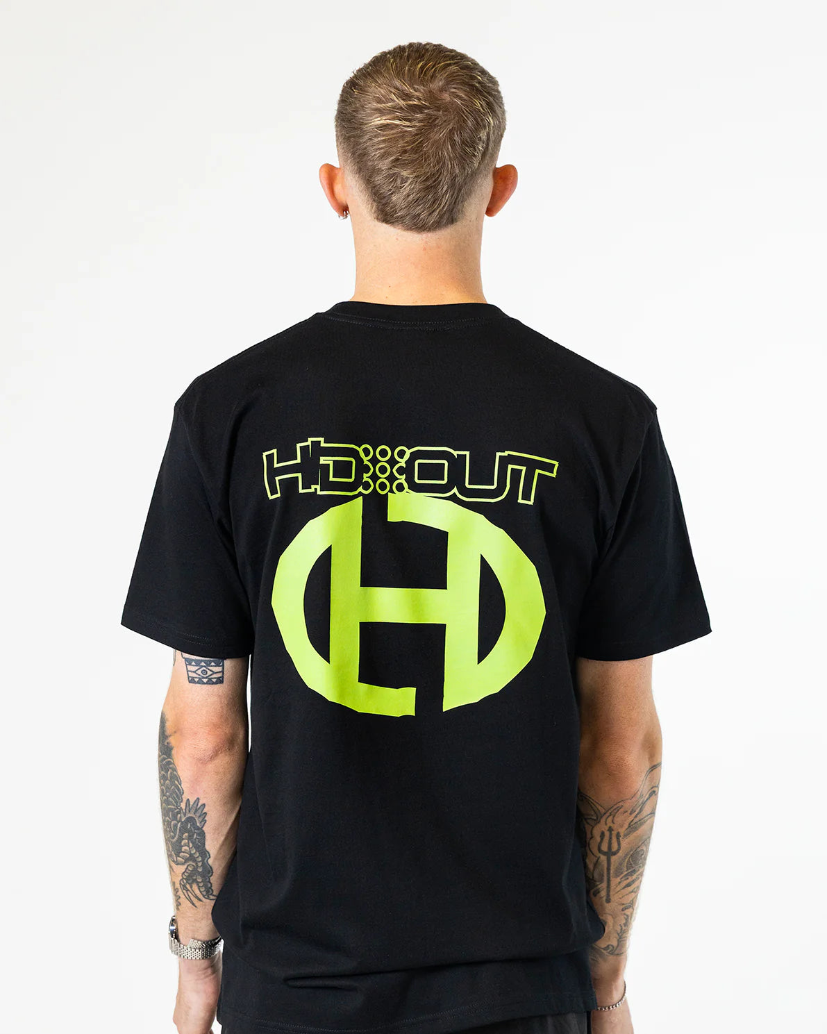Hidden Hideout Black Wonky T-Shirt