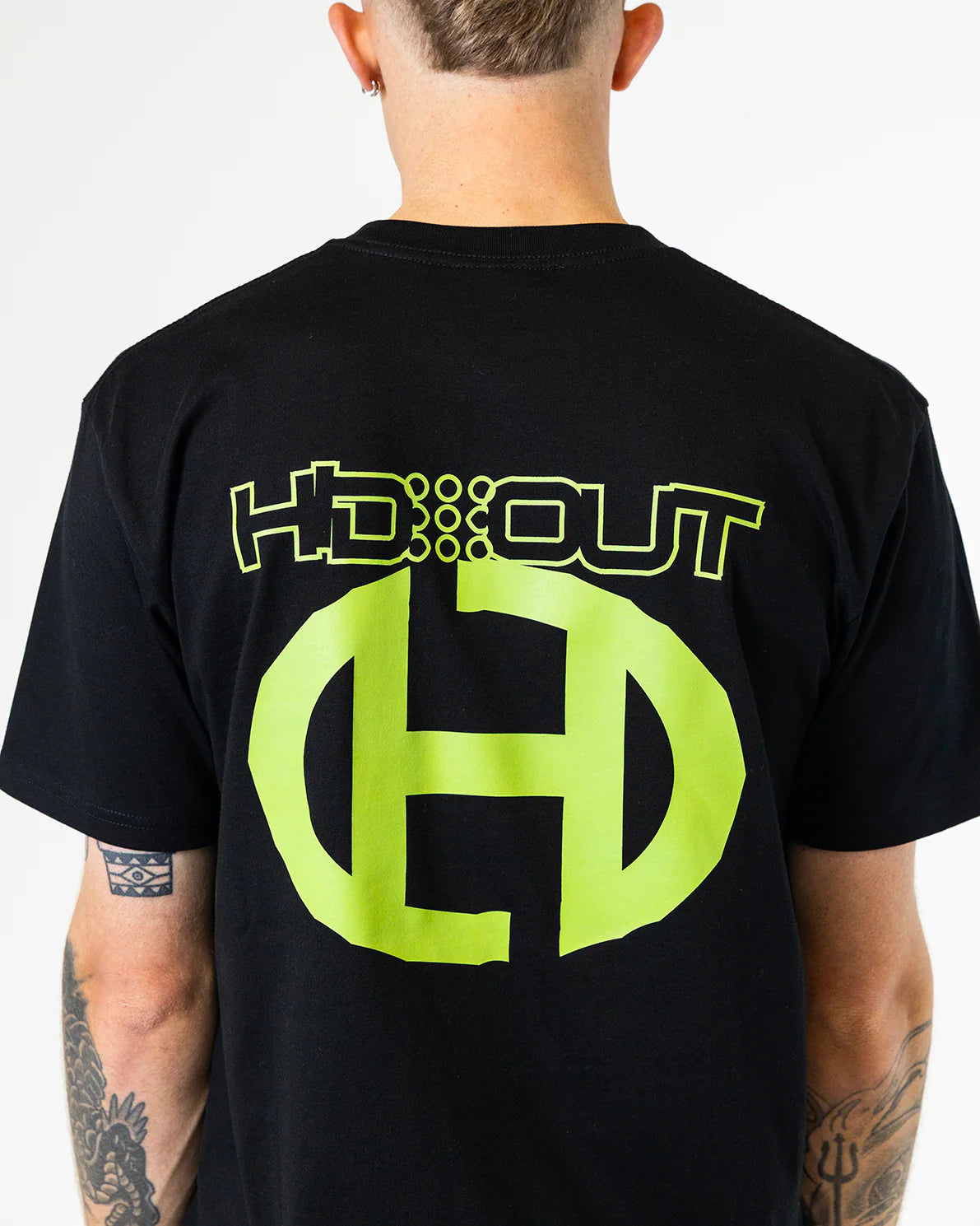 Hidden Hideout Black Wonky T-Shirt