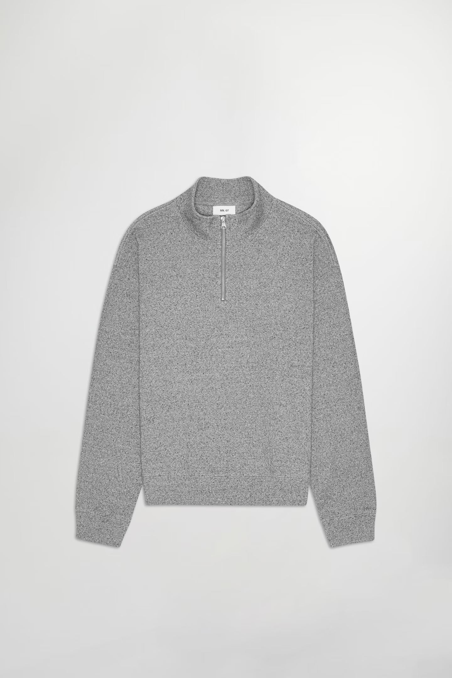 NN.07 Grey/Brown Half Zip Sweatshirt
