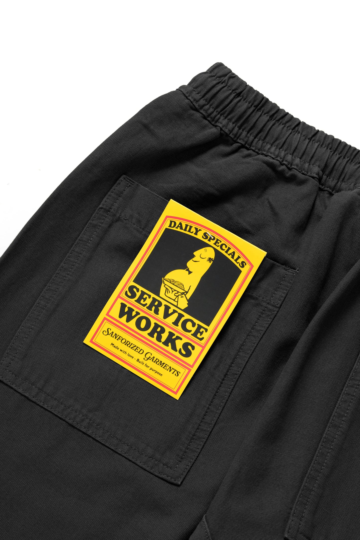 Service Works Black Chef Pant