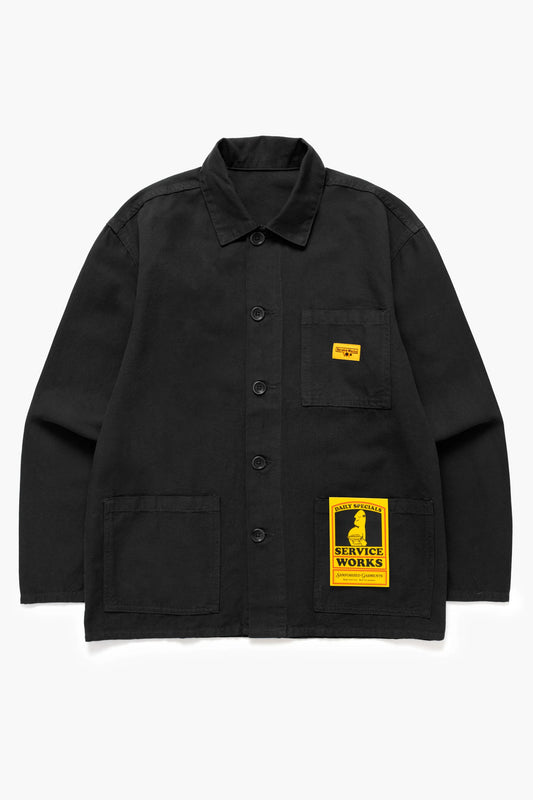 Service Works Black Classic Chore Jacket