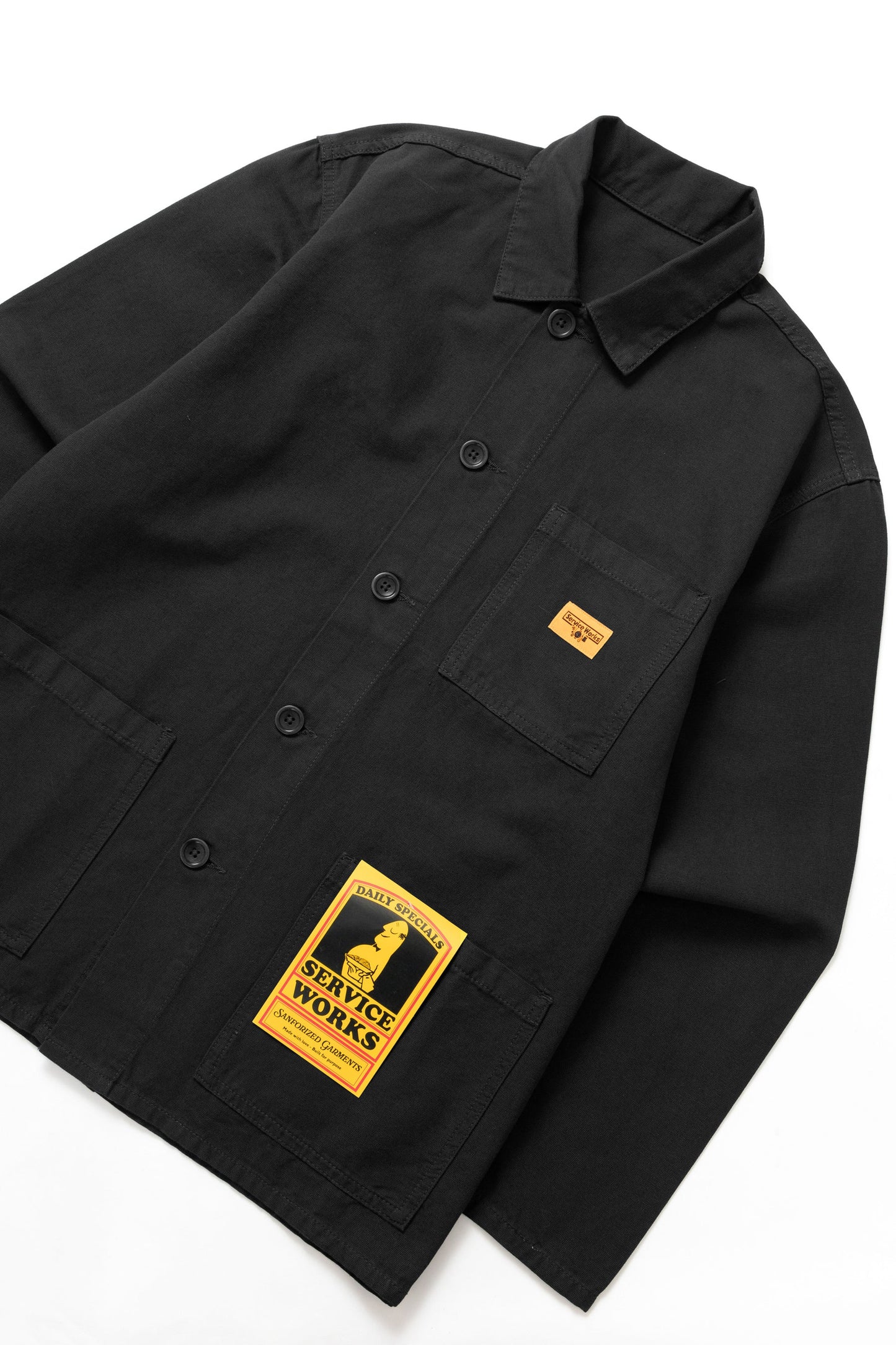 Service Works Black Classic Chore Jacket