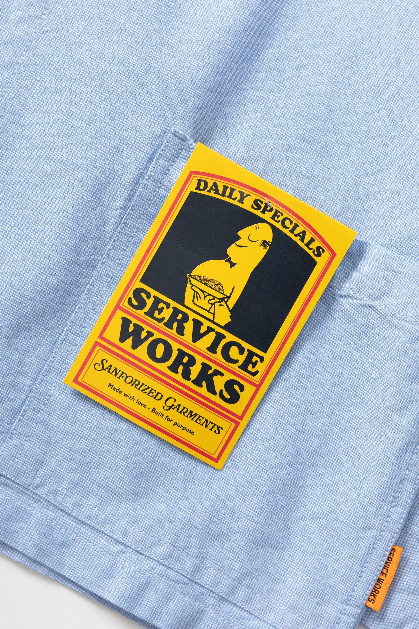 Service Works Oxford Blue Waiter Shirt