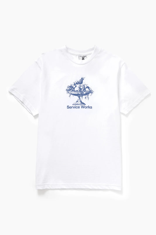 Service Works White Fruit Bowl T-Shirt