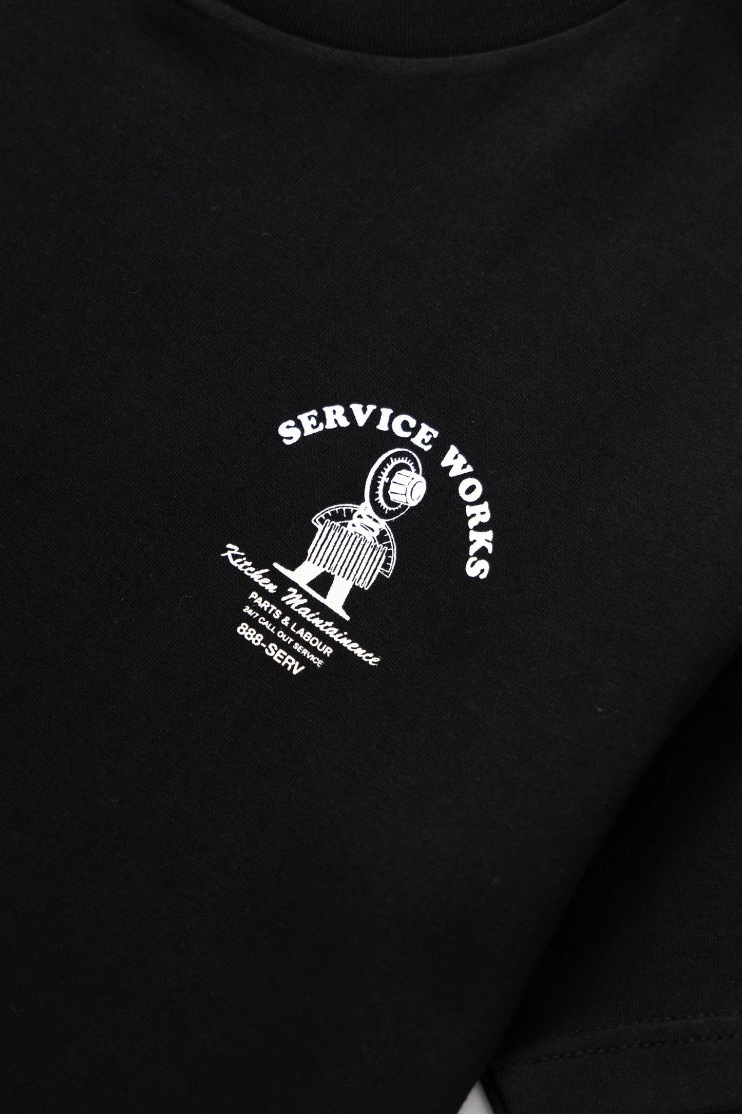 Service Works Black Maintenance T-Shirt