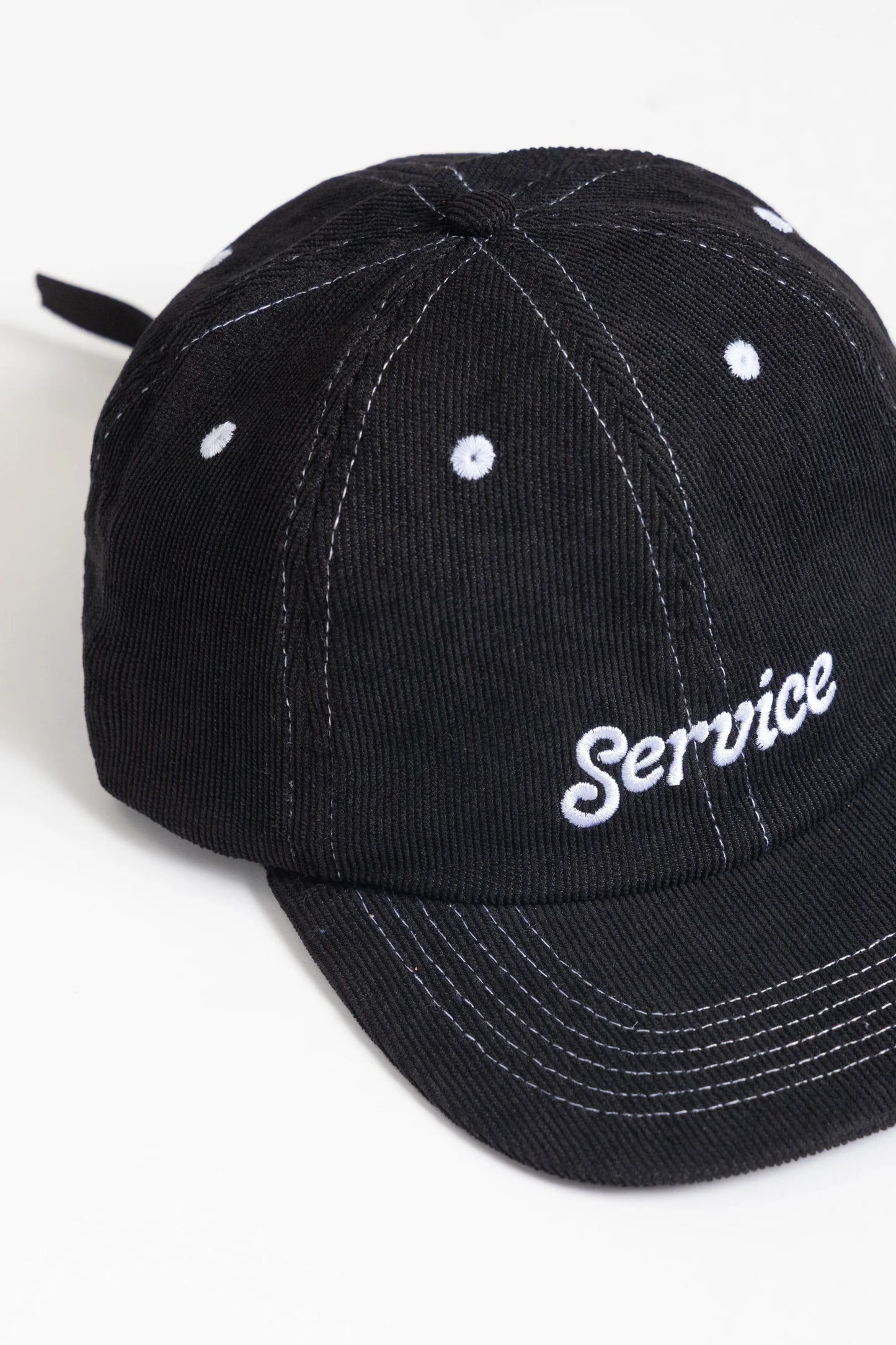 Service Works Script Black Cord Cap