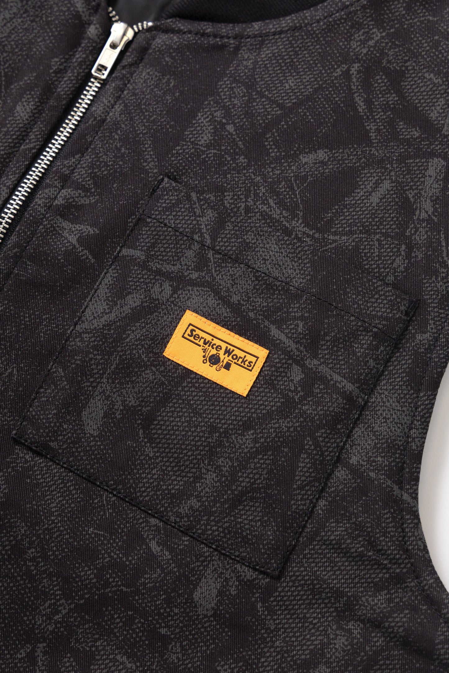Service Works Camo Padded Work Vest