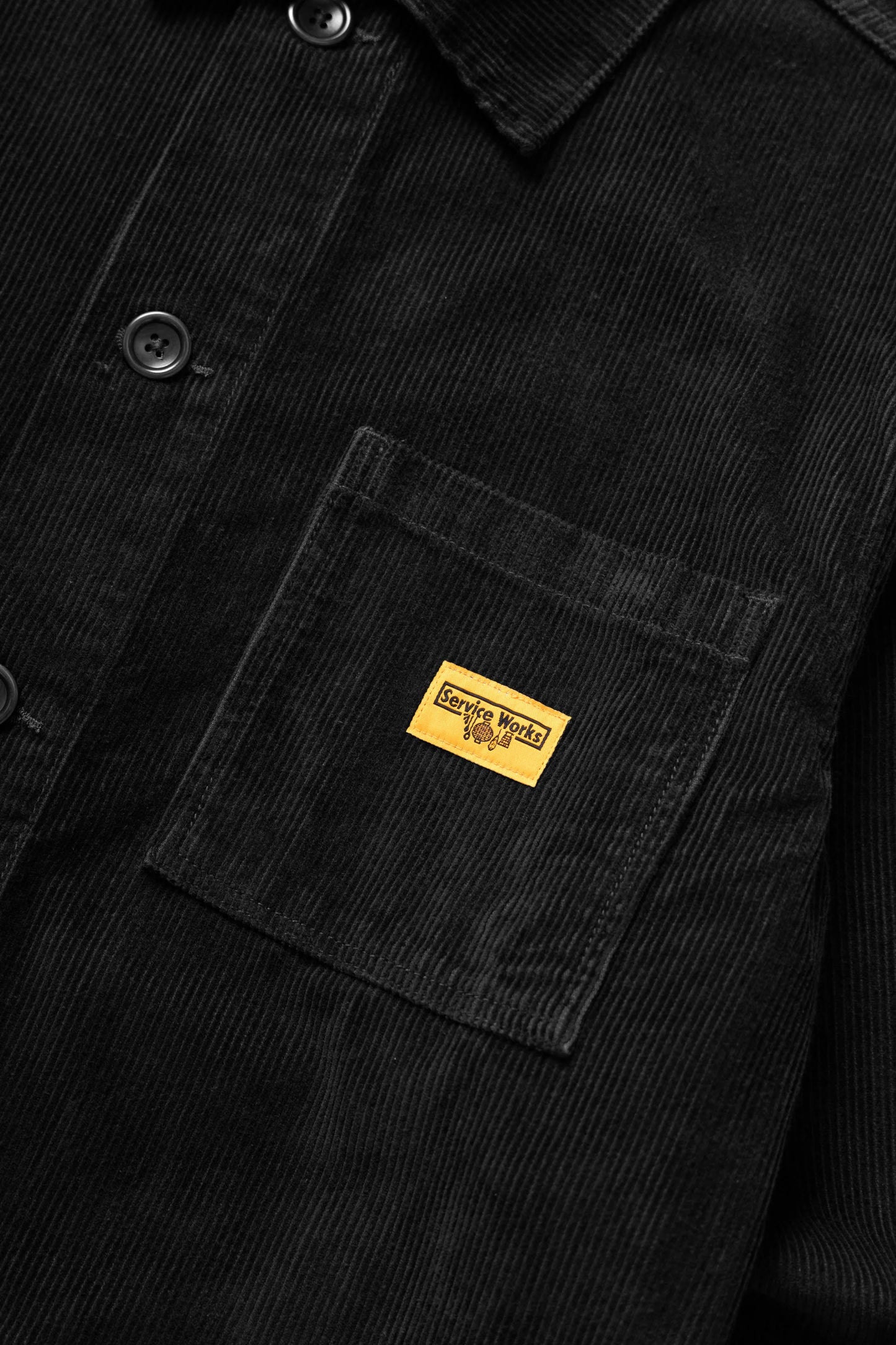 Service Works Black Corduroy Chore Jacket