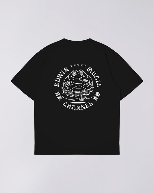EDWIN Black Music Channel T-Shirt