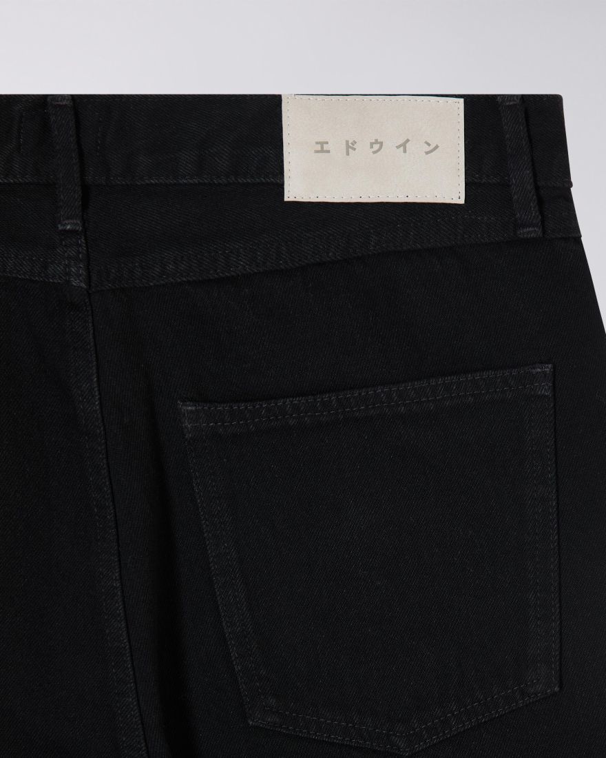 EDWIN Black Rinsed COSMOS Pant