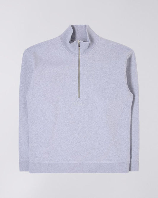 EDWIN Grey Kofji Half Zip Sweatshirt