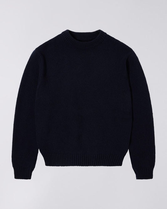 EDWIN Navy Ellis Knitted Sweatshirt