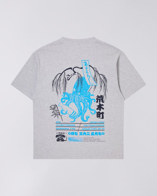 EDWIN Marl Grey Drink Mood T-Shirt