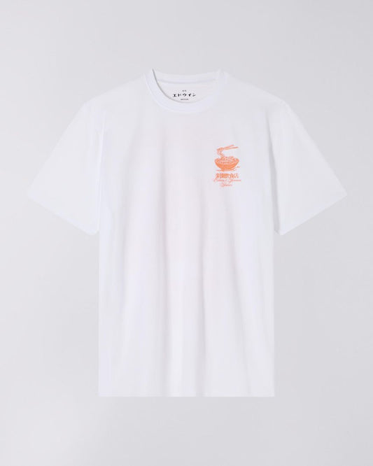 EDWIN White Ramen Palace T-Shirt