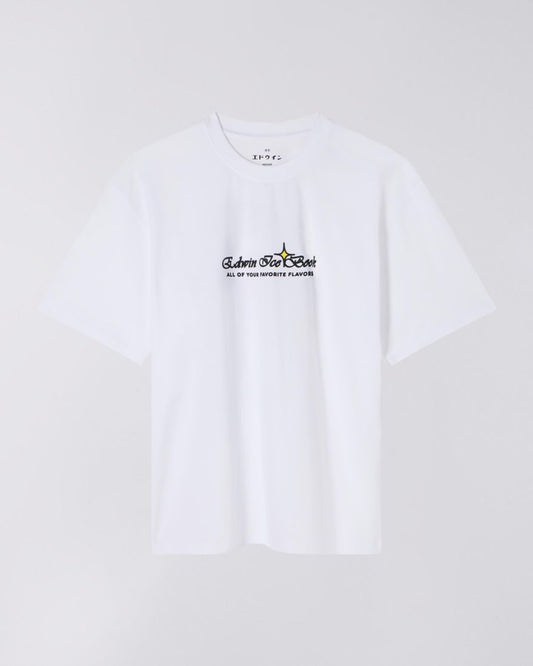 EDWIN White Love In The Books T-Shirt