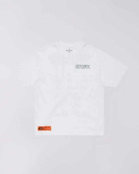 EDWIN White Spiral Sighs T-Shirt