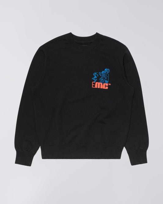 EDWIN Black Charmer Chest Sweat