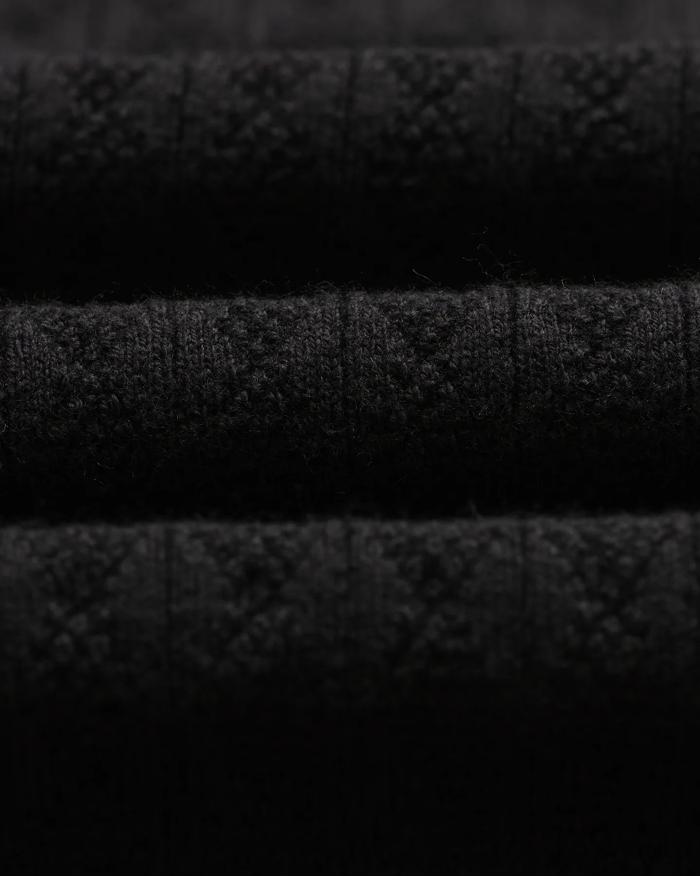 Wax London Black Naples Diamond Stripe Knitted Polo