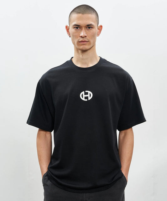 Hidden Hideout Black Oval Tee