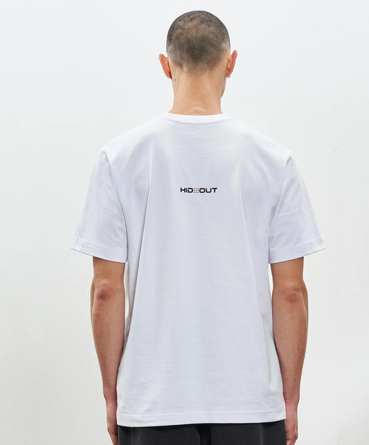 Hidden Hideout White Oval Tee