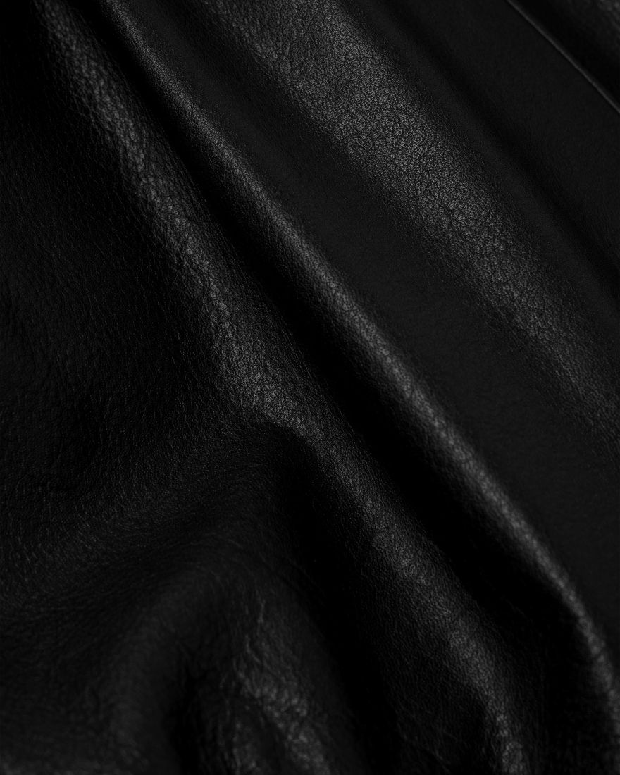 EDWIN Black Leather Dogma Jacket