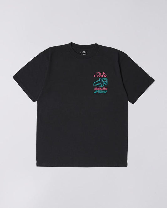 EDWIN Black Pink Castle T-Shirt