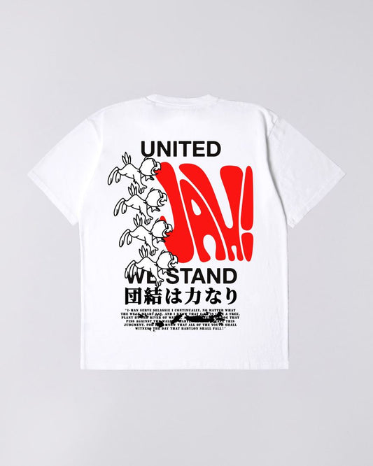 EDWIN White United We Stand T-Shirt