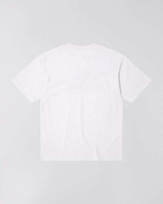 EDWIN White Oversized Basic T-Shirt