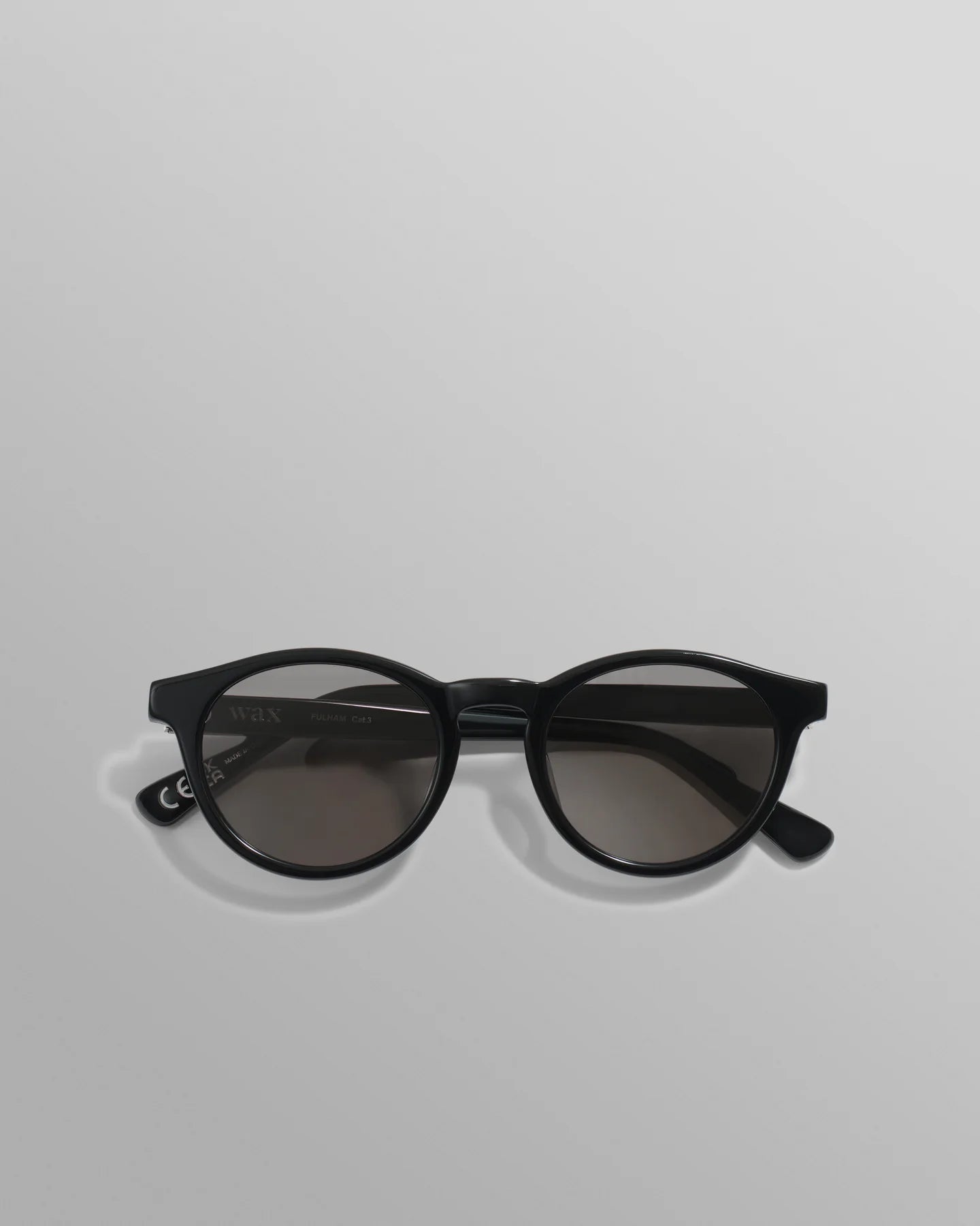 Wax London Black Fulham Sunglasses
