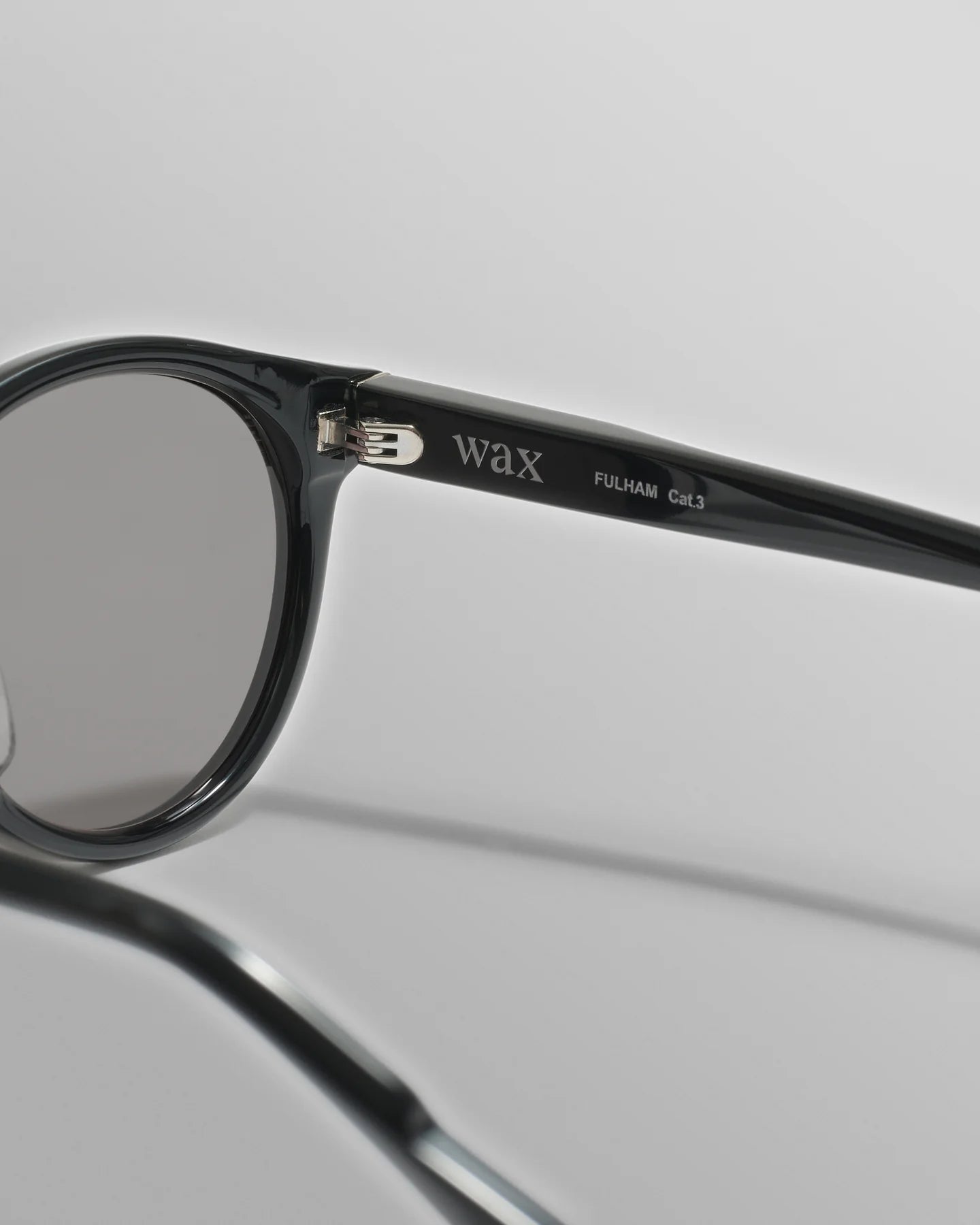 Wax London Black Fulham Sunglasses