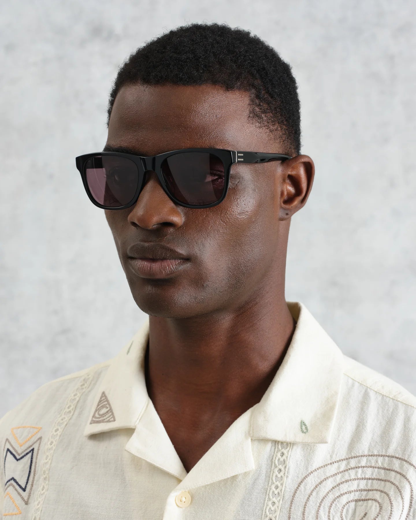 Wax London Black Eltham Sunglasses