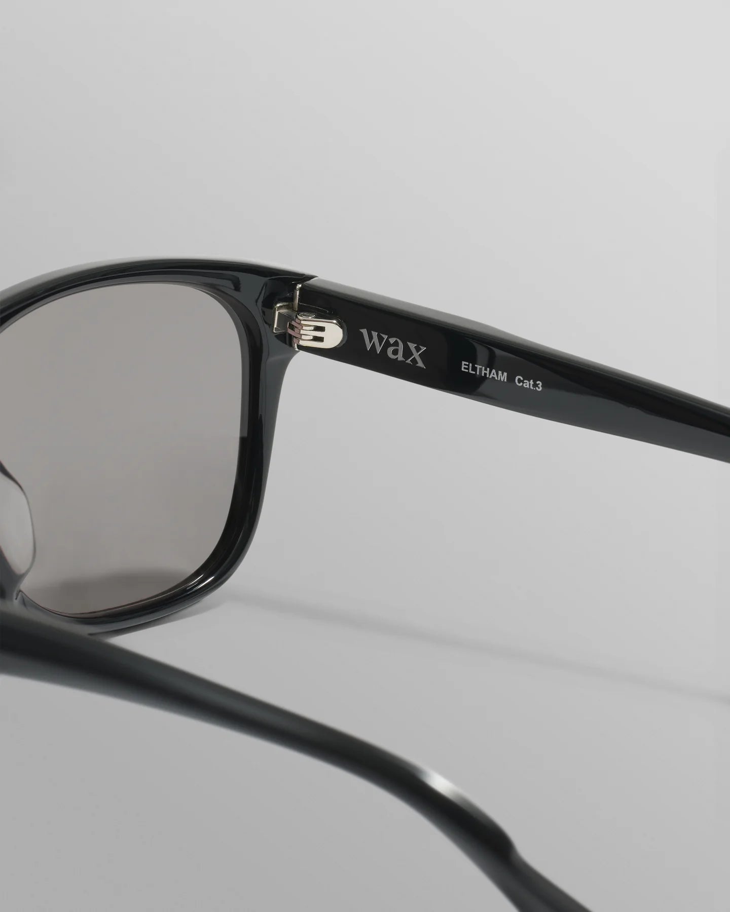 Wax London Black Eltham Sunglasses