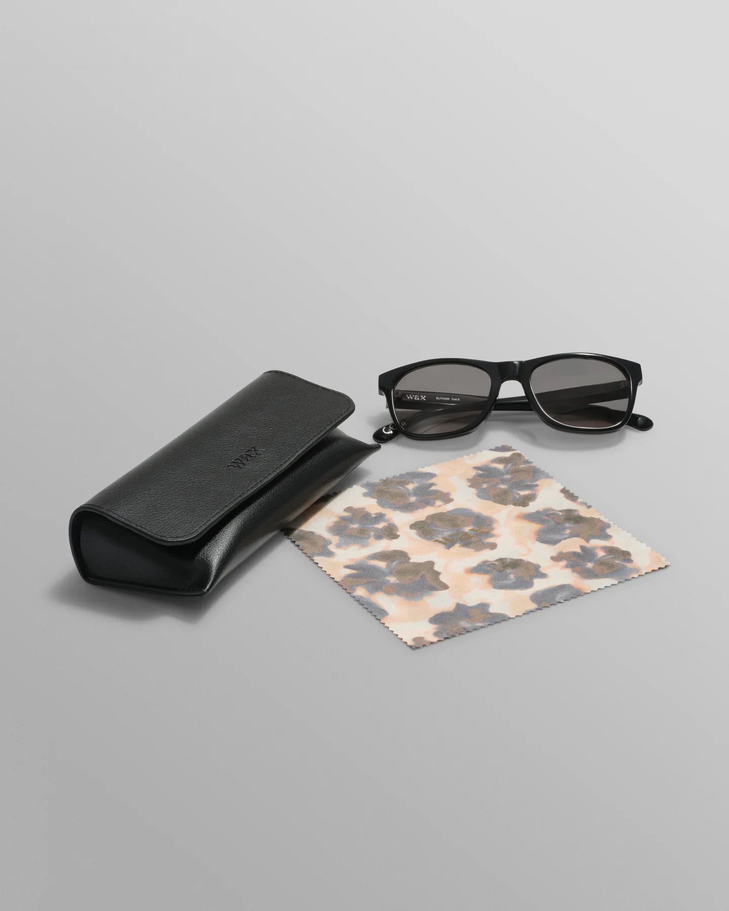 Wax London Black Eltham Sunglasses
