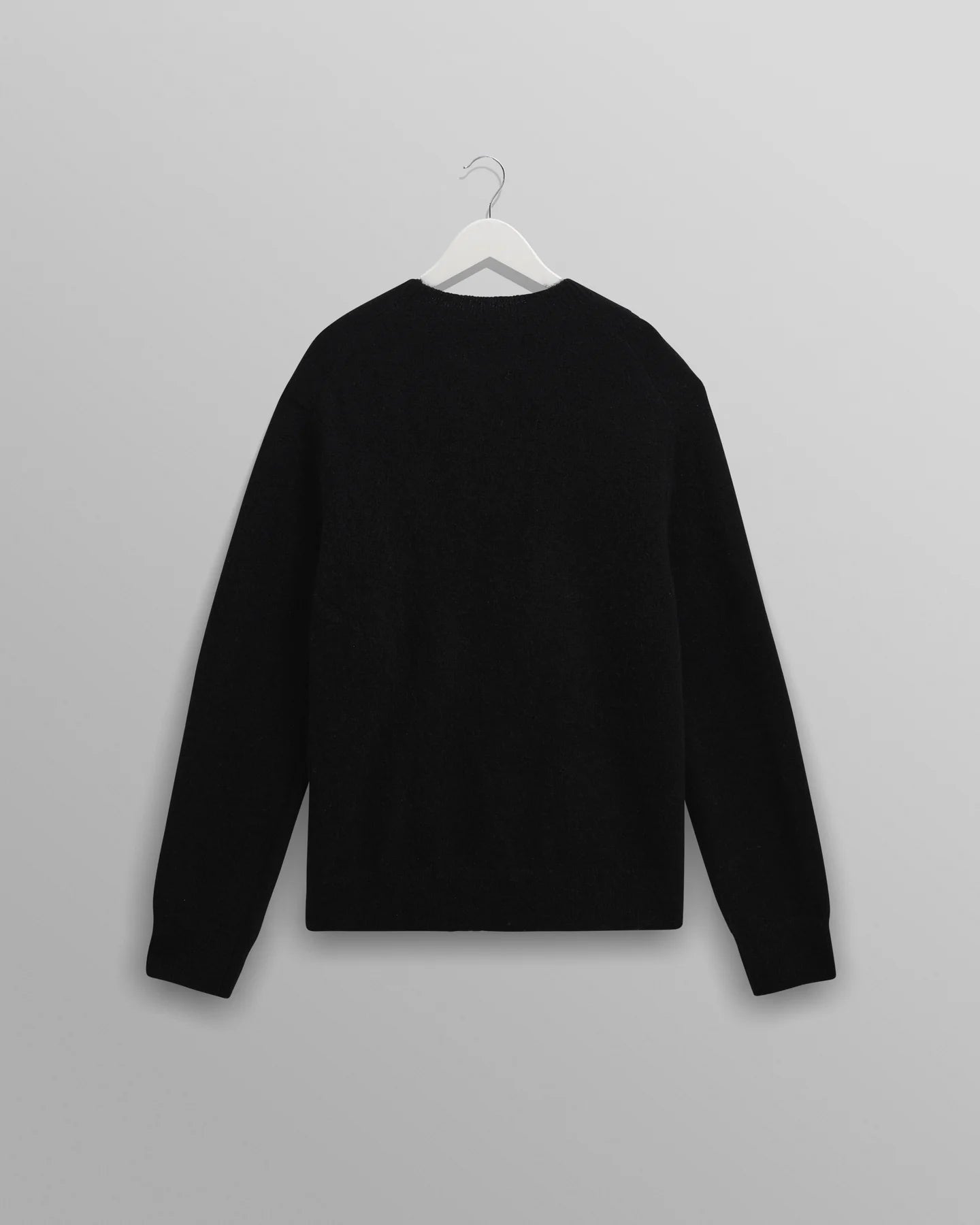 Wax London Black Fluffy Wilde Wool Sweatshirt